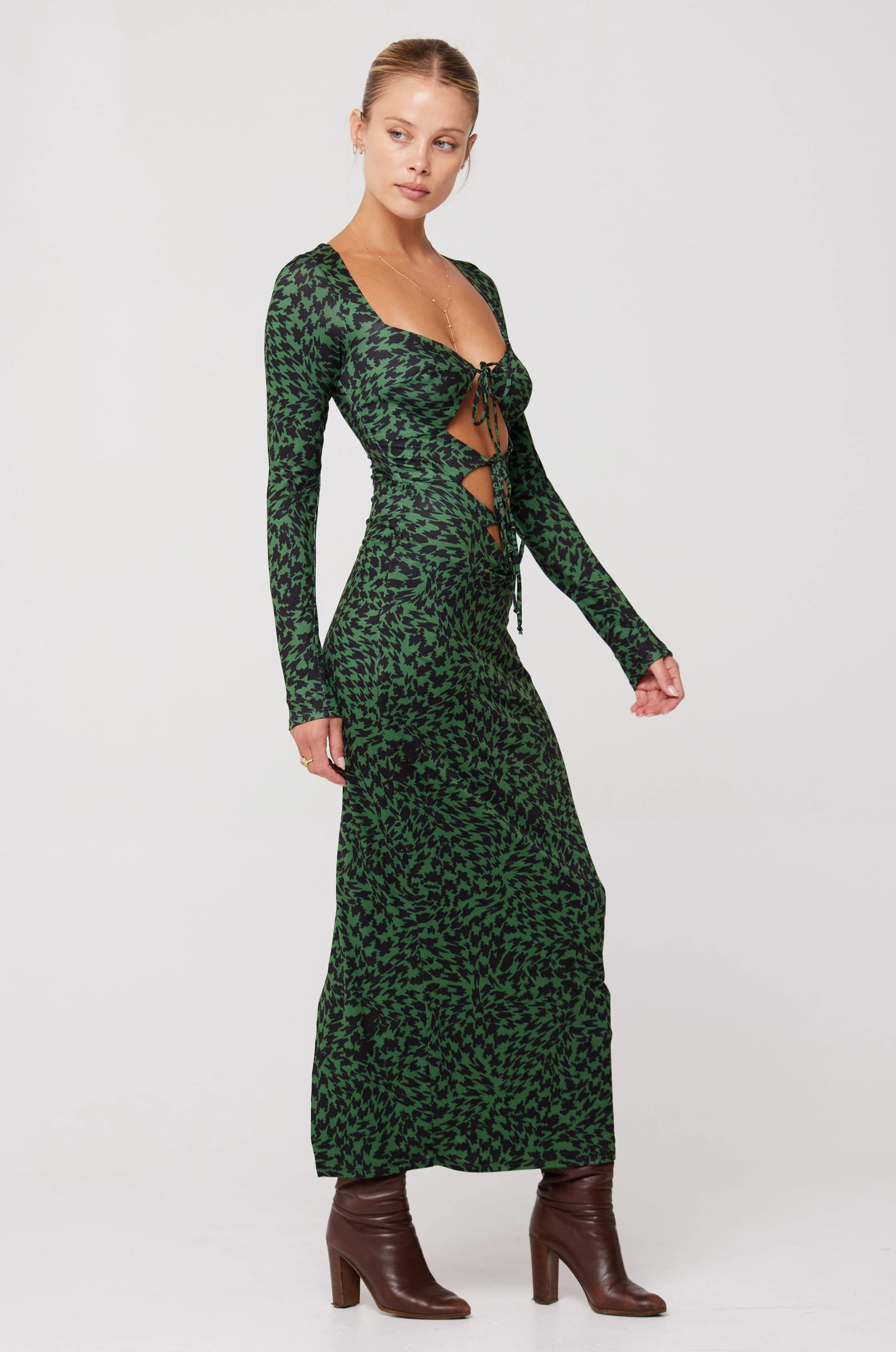Simone Dress in Sparrow