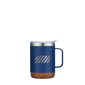 Slate 12 oz Vacuum Mug with Cork Bottom