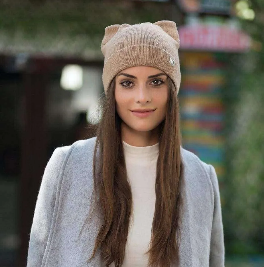 So Kawaii! Knitted Cat Ears Beanie