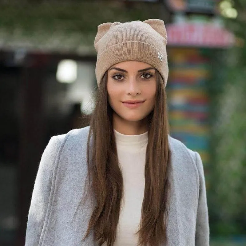 So Kawaii! Knitted Cat Ears Beanie