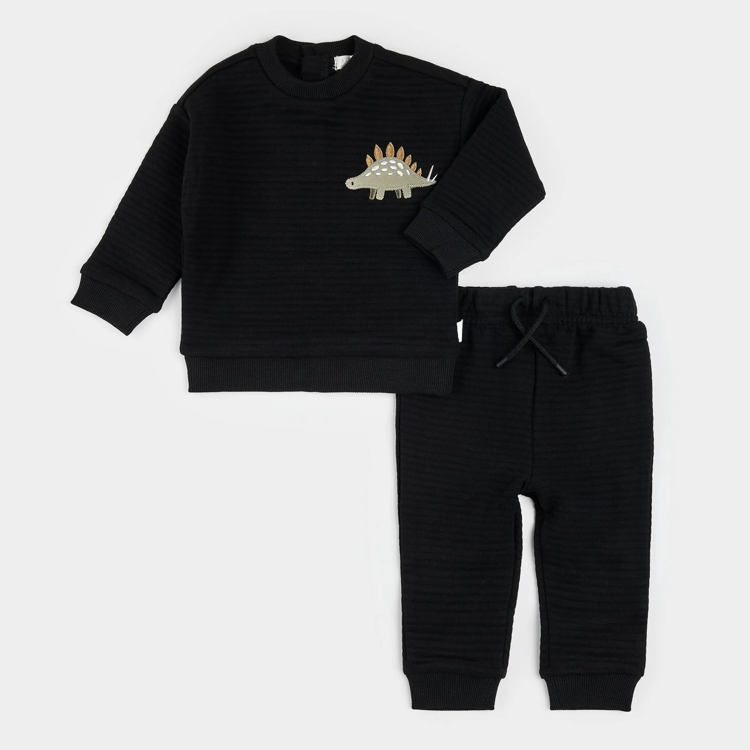 Stegosaurus Dinosaur Quilted Outfit Set