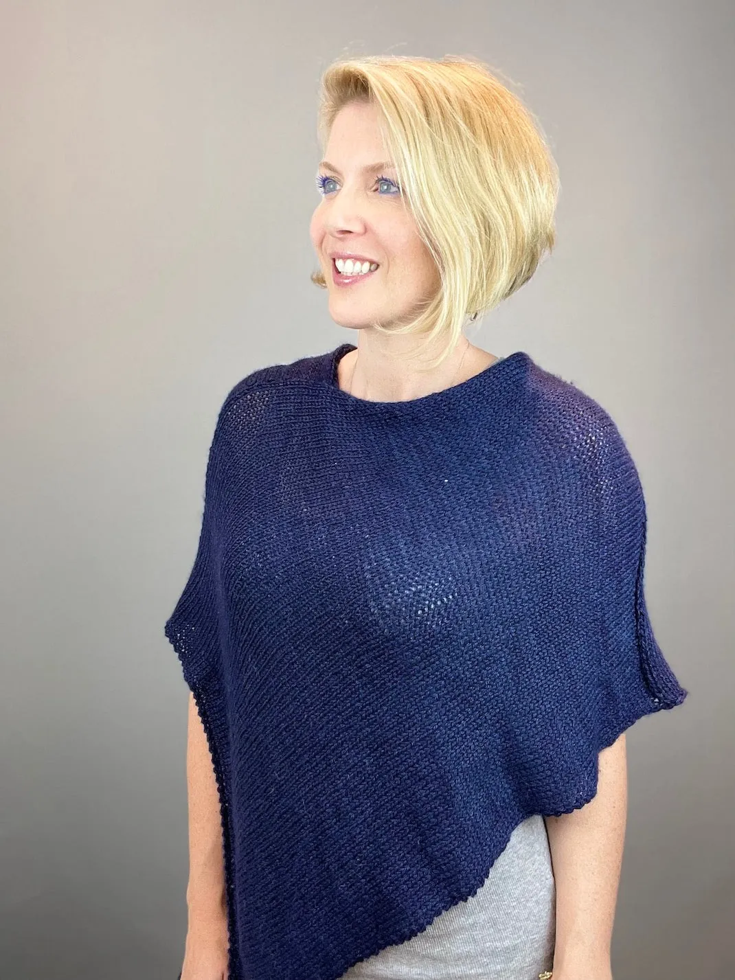 Stockinette Poncho Knitting Kit | Road to China Light & Knitting Pattern (#113)