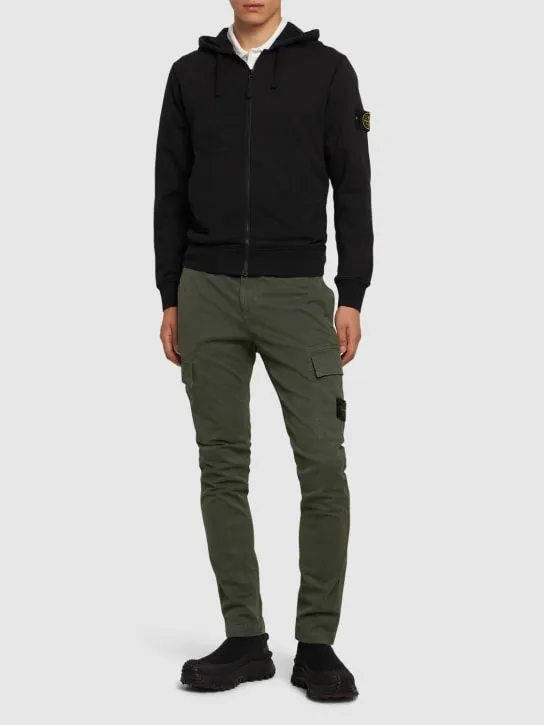 Stone Island   Hooded zip-up sweatshirt 