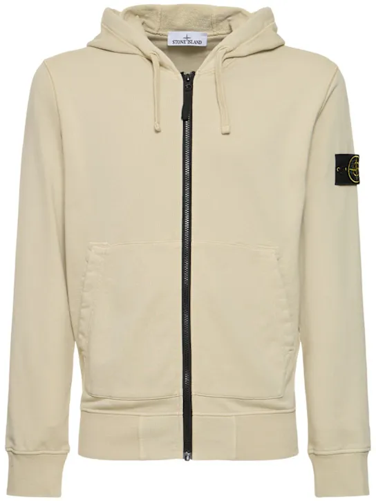 Stone Island   Hooded zip-up sweatshirt 