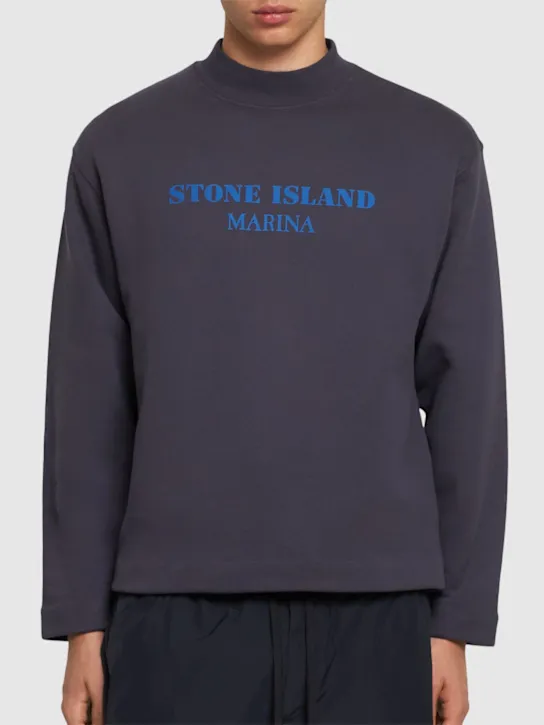 Stone Island   Marina mock neck sweatshirt 