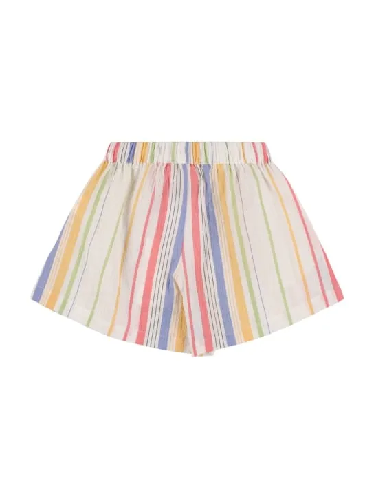 The New Society   Cotton piquet shorts 