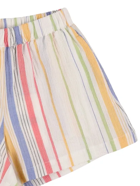 The New Society   Cotton piquet shorts 