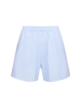 The Row   Gunther cotton poplin Bermuda shorts 
