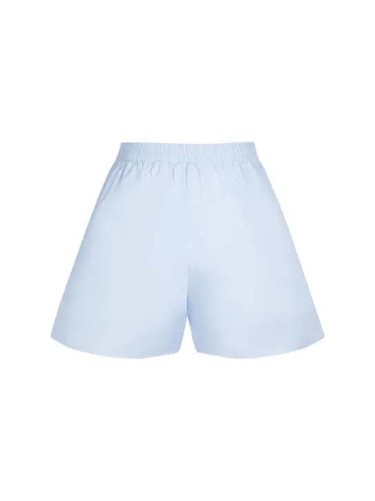 The Row   Gunther cotton poplin Bermuda shorts 