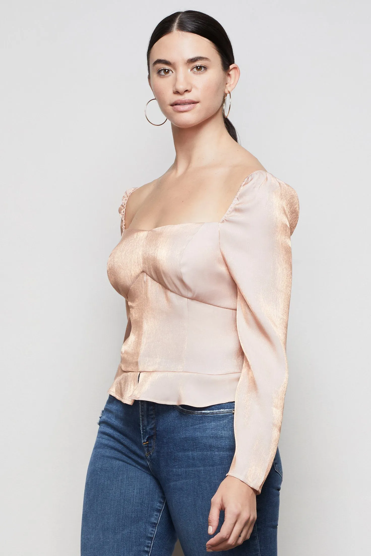THE TOO TEMPTED CORSET TOP | ROSE GOLD001