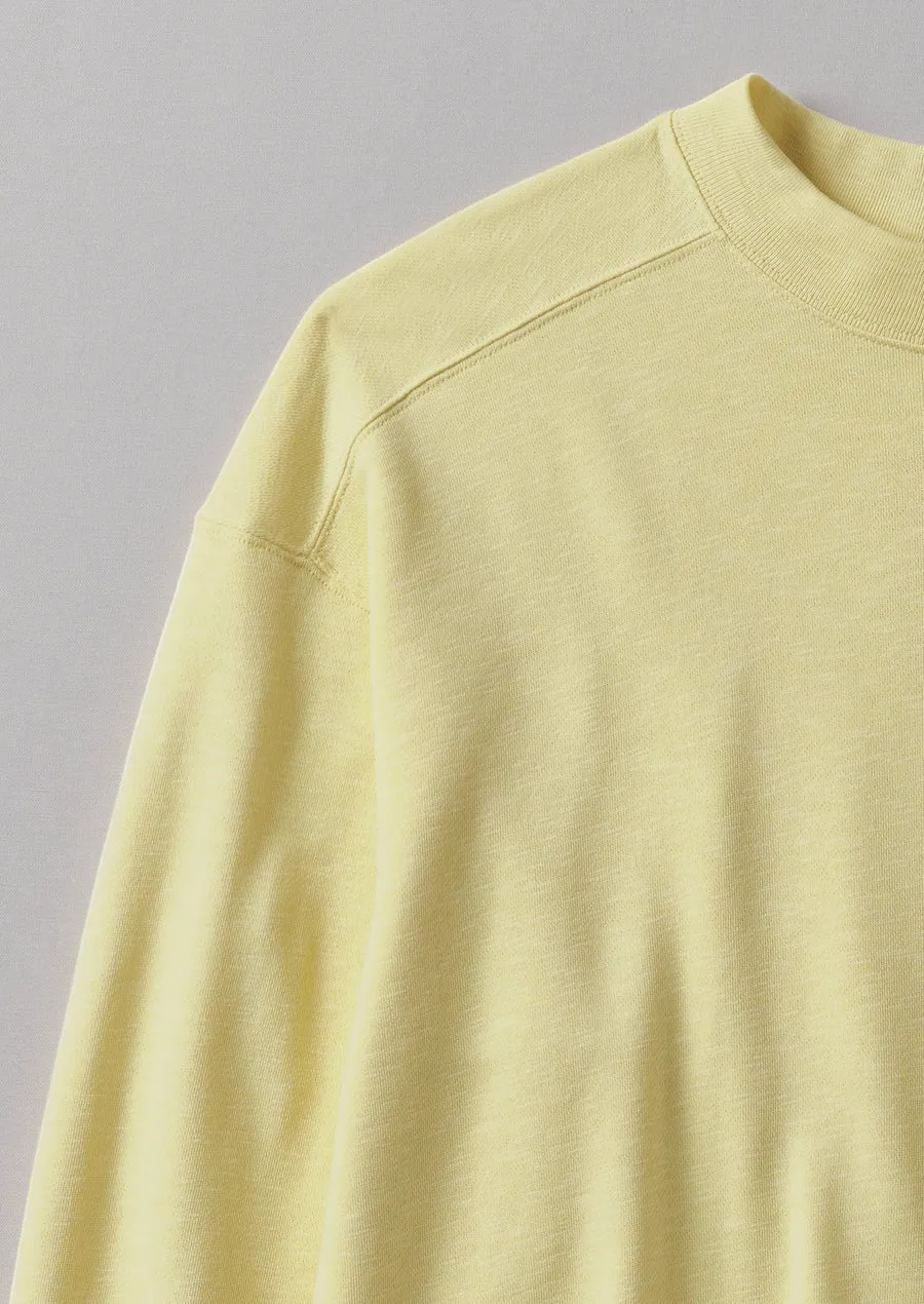 Toast | ARCHIVE Dropped Shoulder Loopback Jersey sweatshirt | Yellow