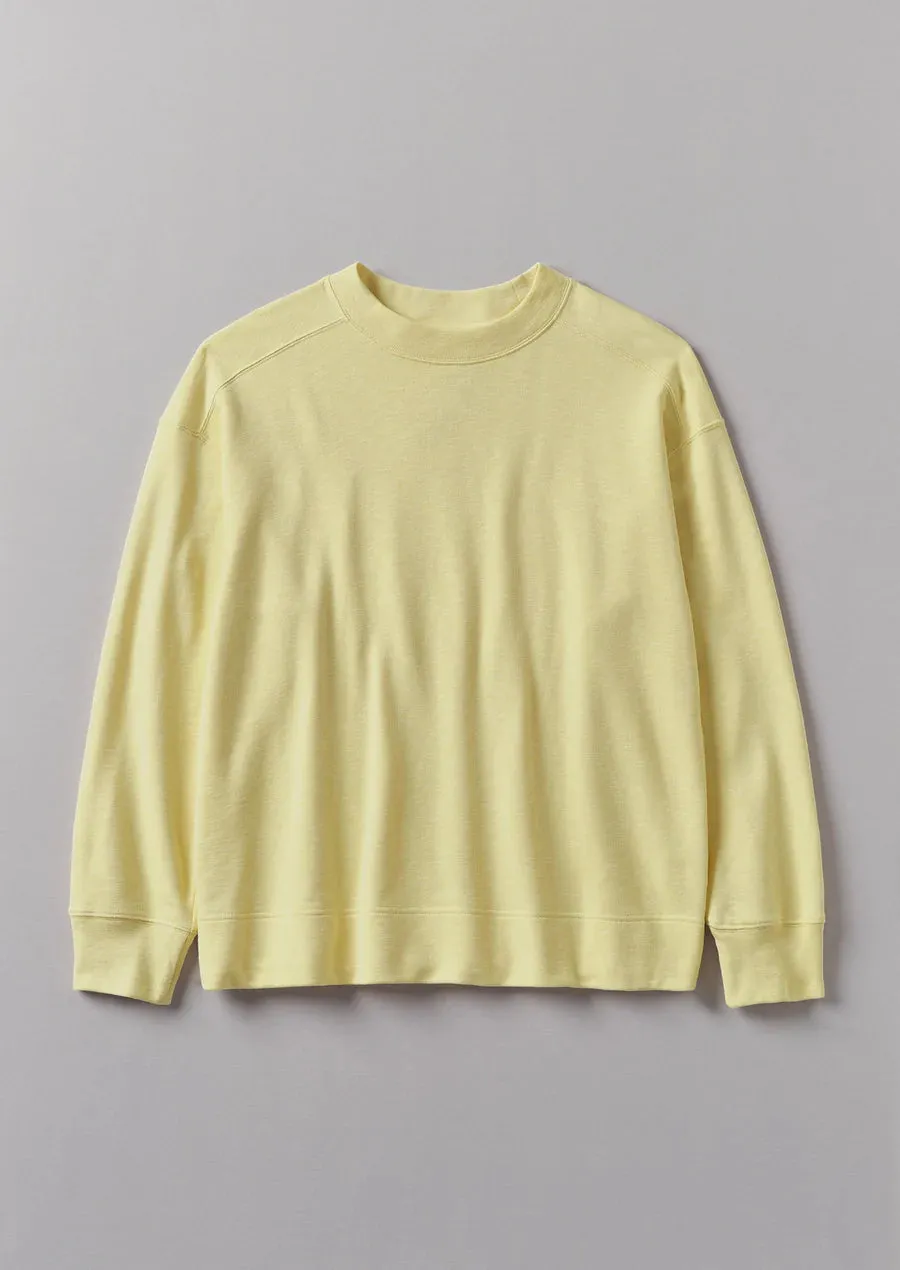 Toast | ARCHIVE Dropped Shoulder Loopback Jersey sweatshirt | Yellow
