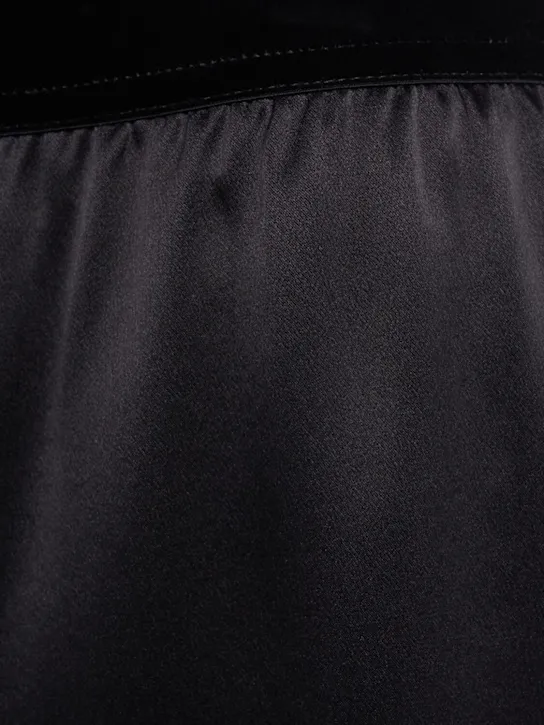 Tom Ford   Logo silk satin mini shorts 