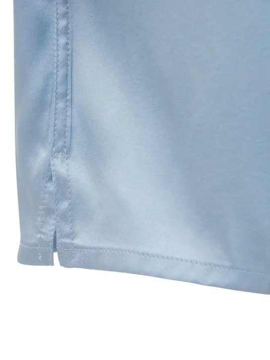 Tom Ford   LOGO SILK SATIN MINI SHORTS 
