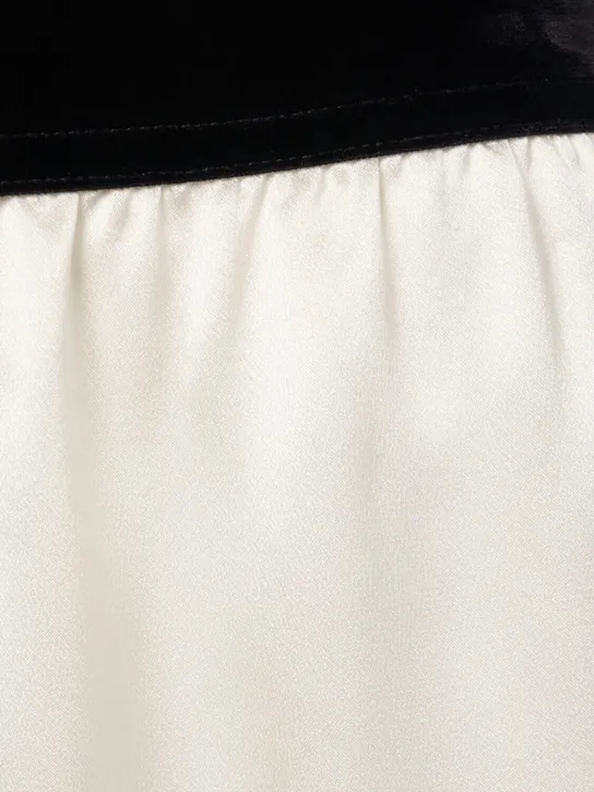 Tom Ford   Logo silk satin mini shorts 