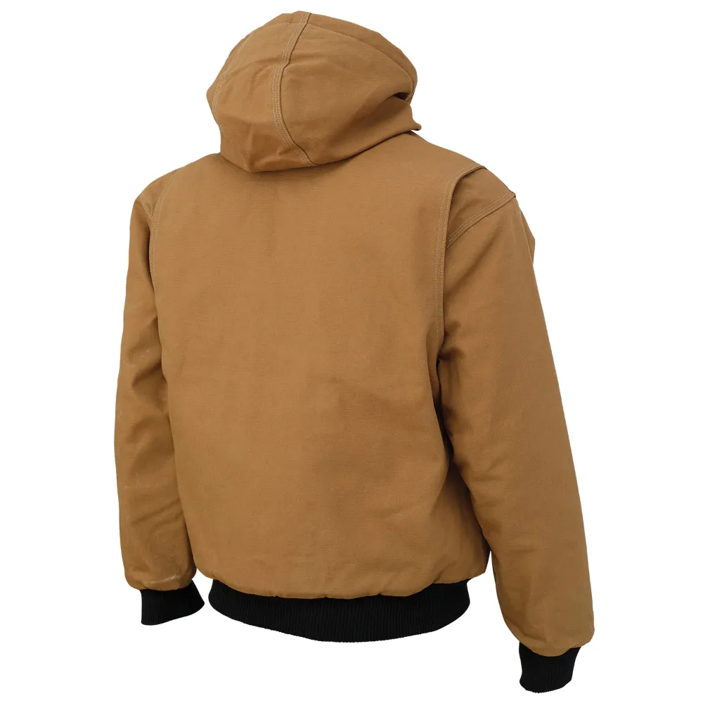 Tough Duck Classic Hooded Duck Bomber Jacket - WJ30