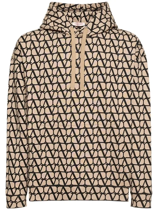 Valentino   Toile Iconographe hooded sweatshirt 