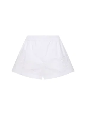 Versace   Baroque print poplin shorts 