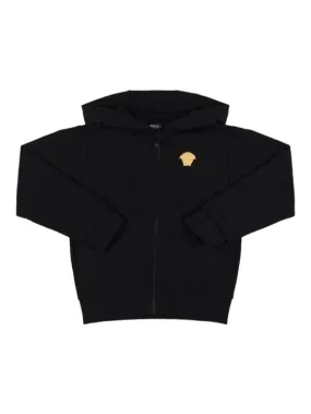 Versace   Cotton zip-up sweatshirt 