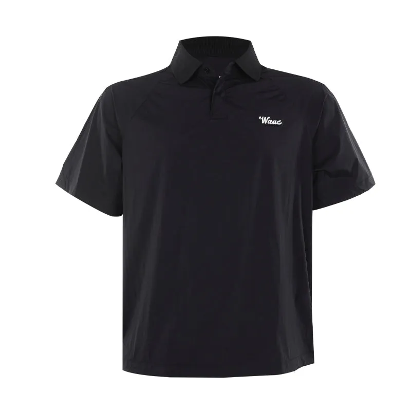WAAC Korea Logo Hybrid Men's Polo (Black)