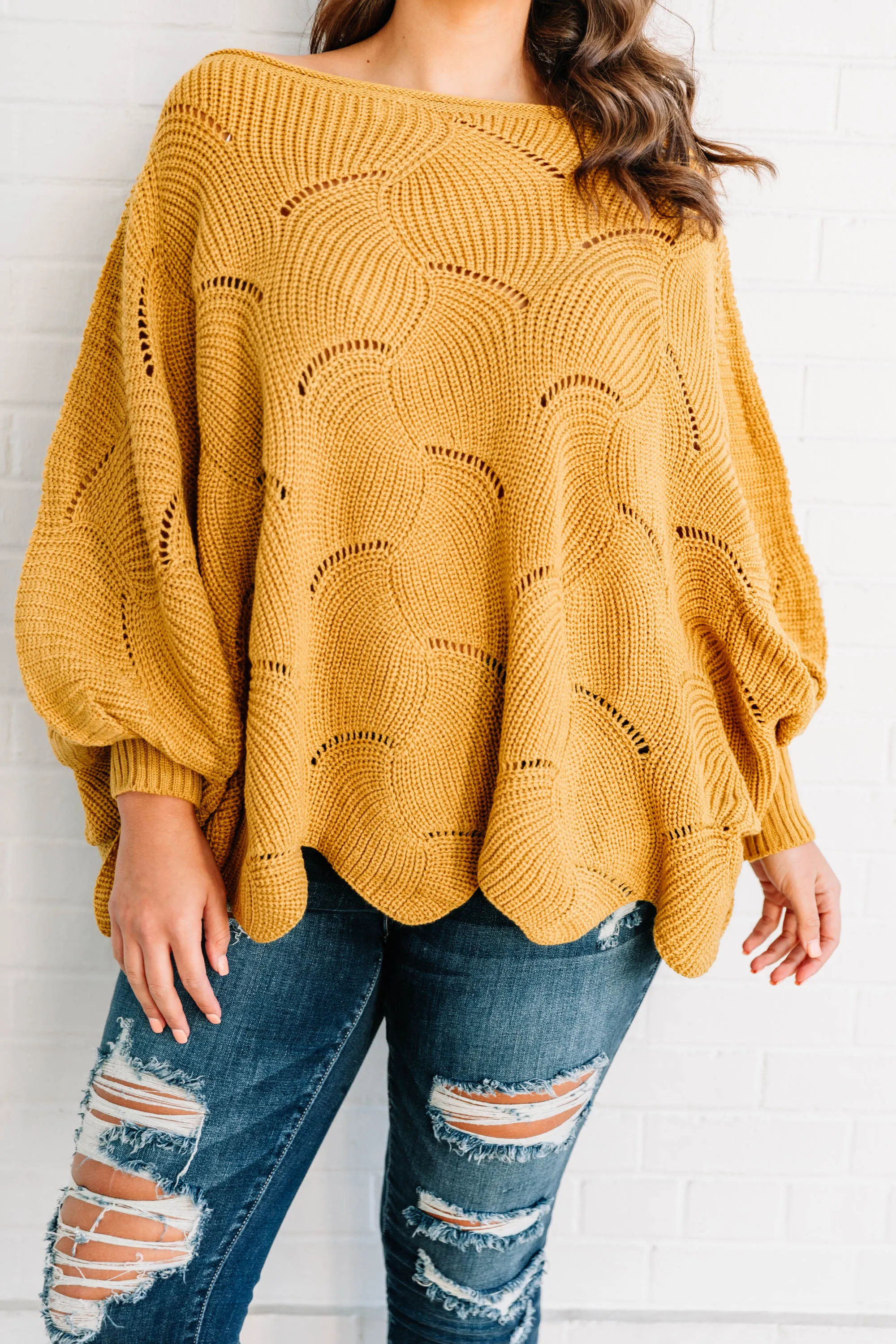 Warm Feelings Sweater, Mustard