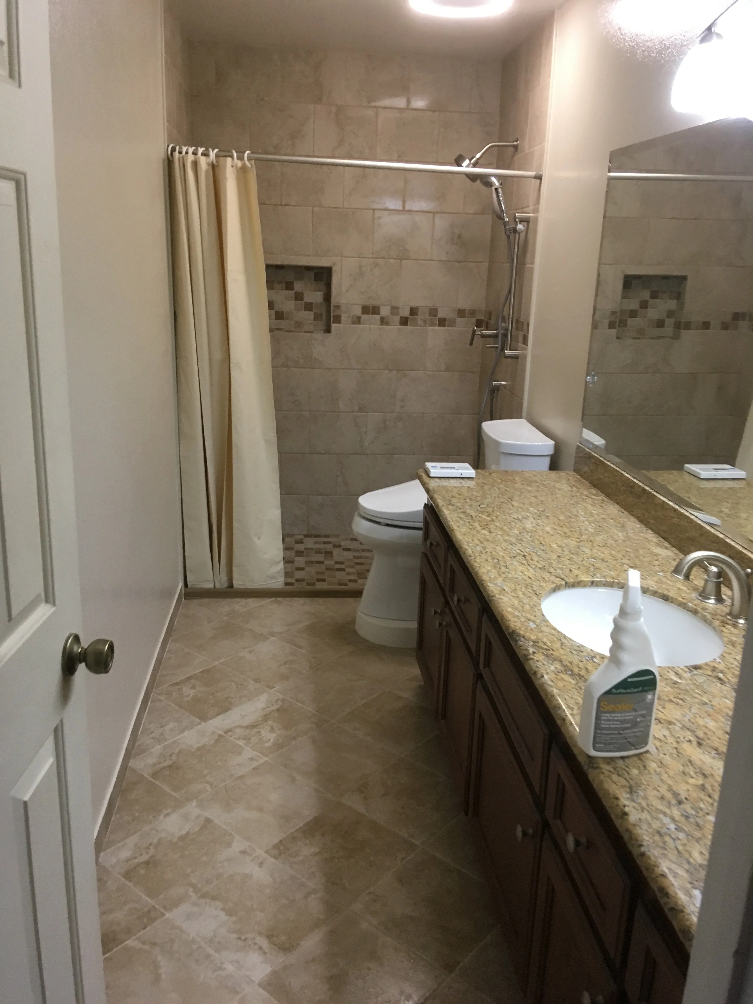 Weighted Shower Curtains 72" wide x 72" high