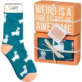 WEIRD SIDE EFFECT BOX SIGN & SOCK SET