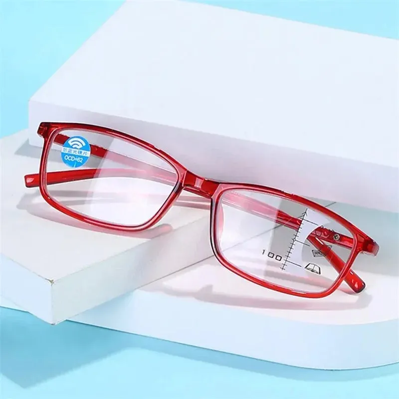 Women Smart Reading Glasses Men Progressive Multi-Focus Near Far Presbyopia Glasses Magnifing Eyewear  1.0 2.5 4.0 Plus