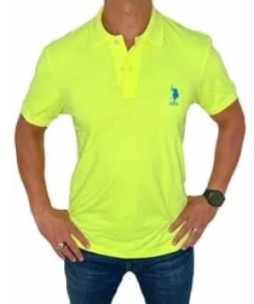 Yellow Cotton Polo Shirt