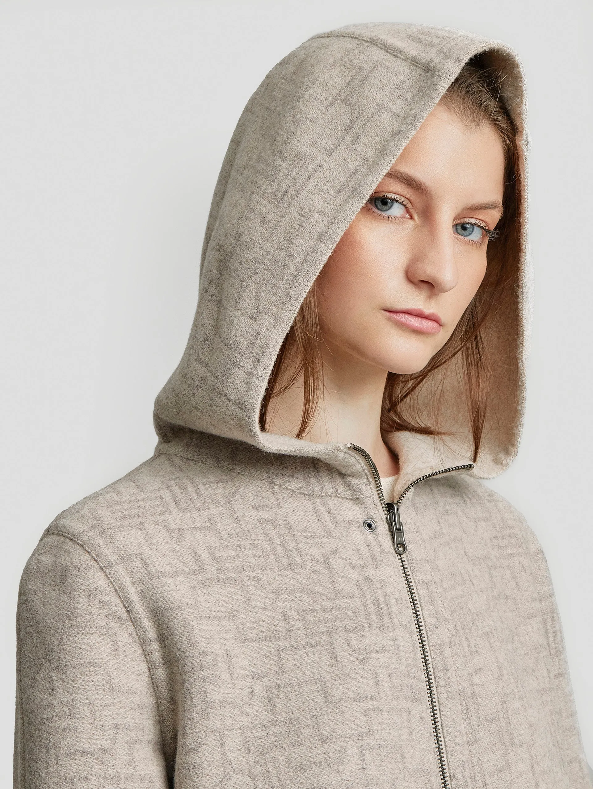 Yper Coat Baby Alpaca Color Beige