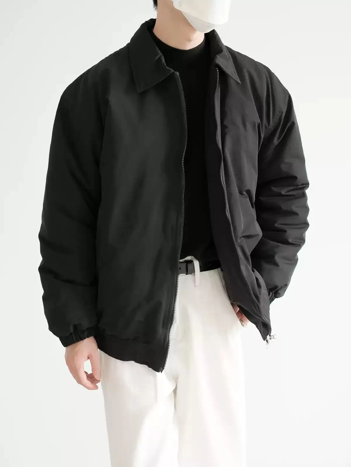 Zhou Classic Wide Shoulder Puffer Jacket