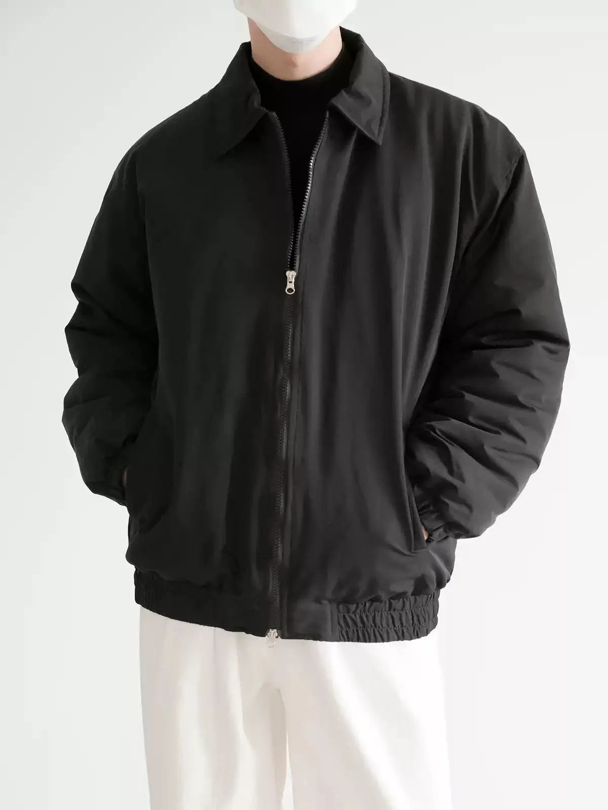 Zhou Classic Wide Shoulder Puffer Jacket
